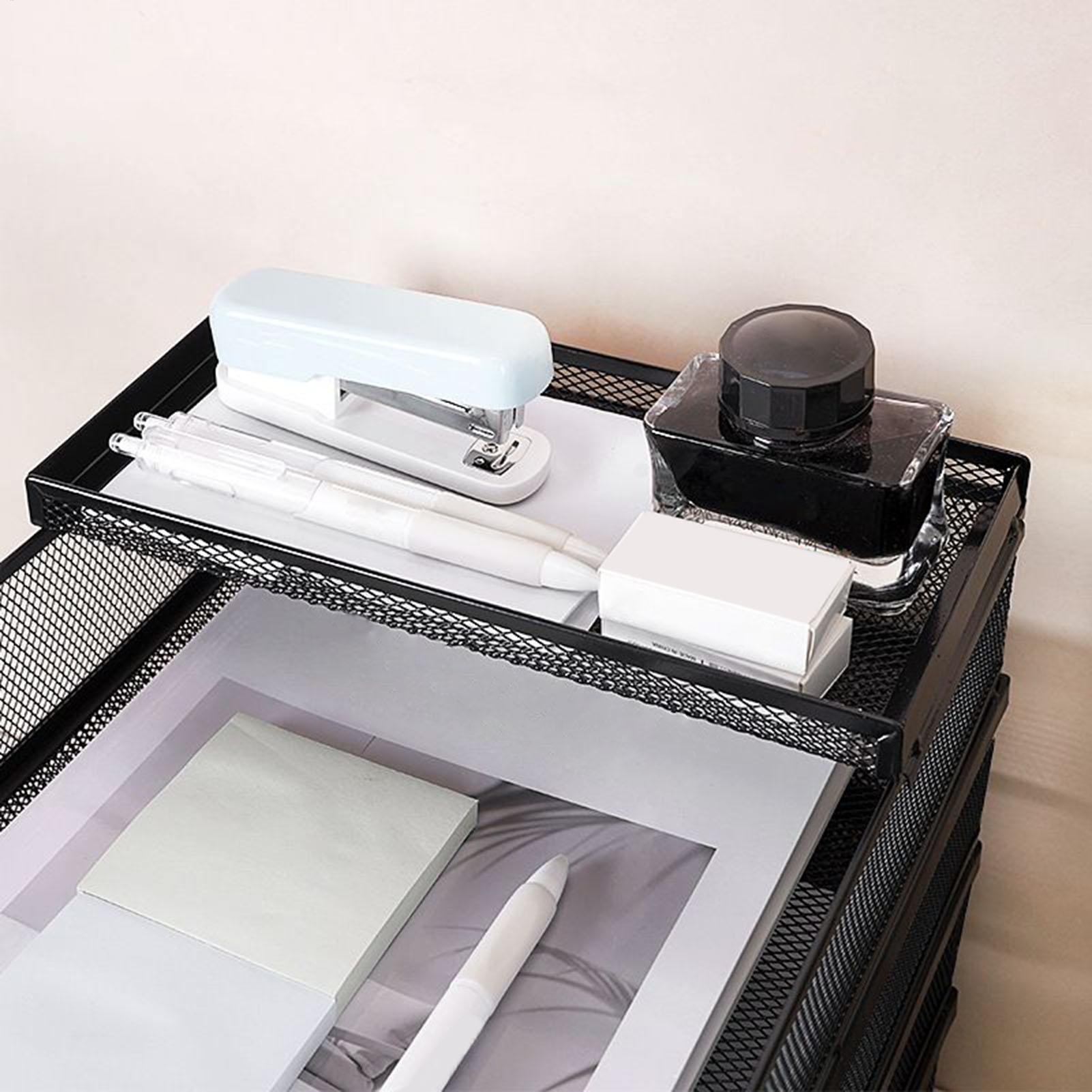 Drawer Organizer Tray - Настольные лотки, металлическая сетка, штабелируемый настольный