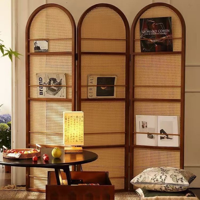 Мобильная складная ширма из ро – обзор и цена Room Divider Bamboo