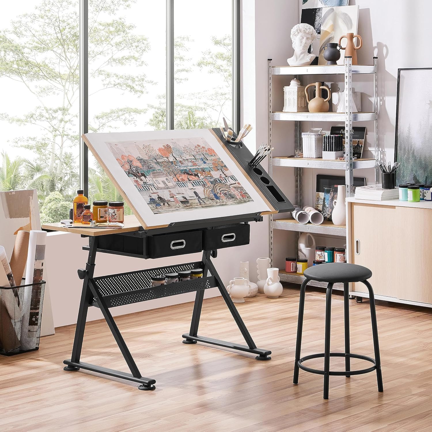 Регулируемый чертежный стол с  – обзор и цена Office Furniture Modern