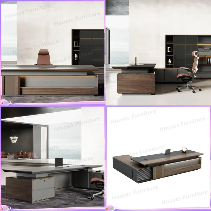 Роскошный офисный стол из масс – обзор и цена Office Furniture Modern