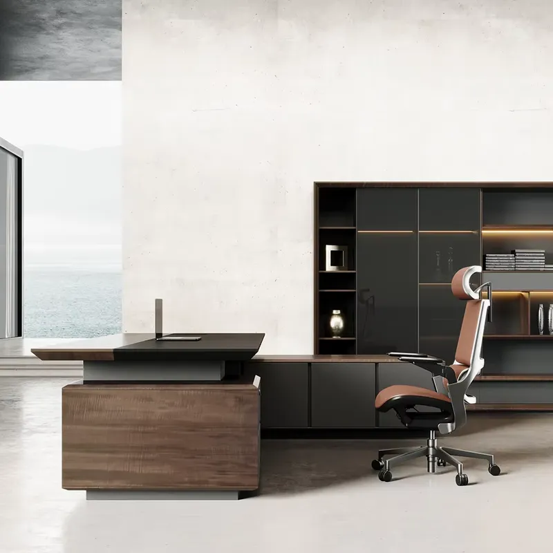 Роскошный офисный стол из масс – обзор и цена Office Furniture Modern