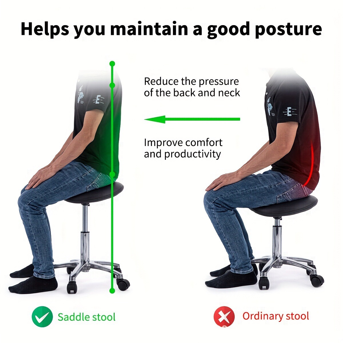 Табурет-седло, поворотный спа- – обзор и цена Office Furniture Ergonomic